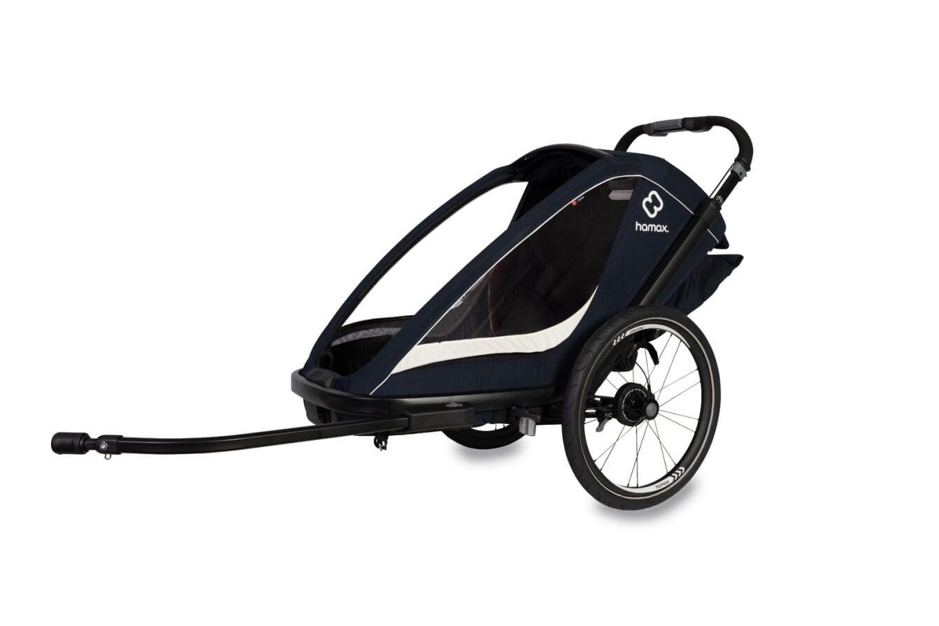 Hamax Breeze One Navy/Cream wózek przyczepka rowerowa pojedyncza