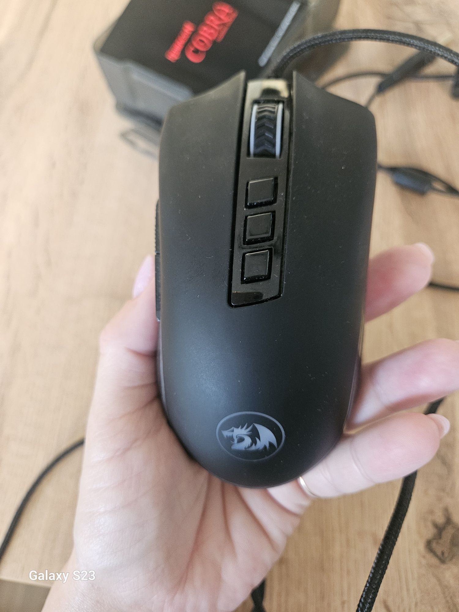 Myszka gamingowa przewodowa Redragon Cobra M711 czarna