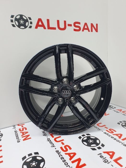 NOWE Alufelgi AUDI 17" 5x112 A3 8P0 8V0 8V5 A4 B5 B6 B7 A6 Czarne