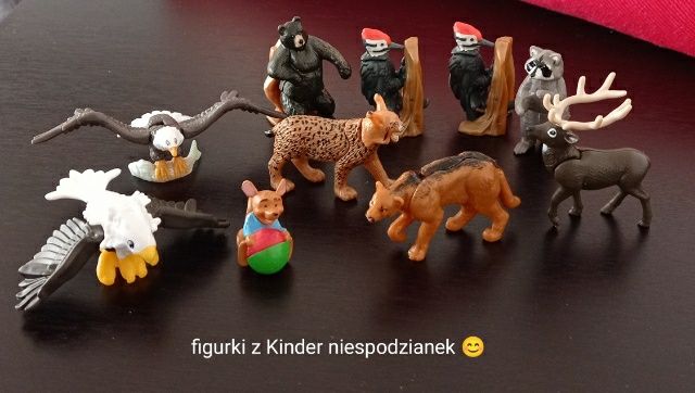 Figurki z Kinder niespodzianek. Polecam !