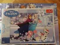 Puzzle Kraina Lodu Frozen 160 elementów stan doskonały