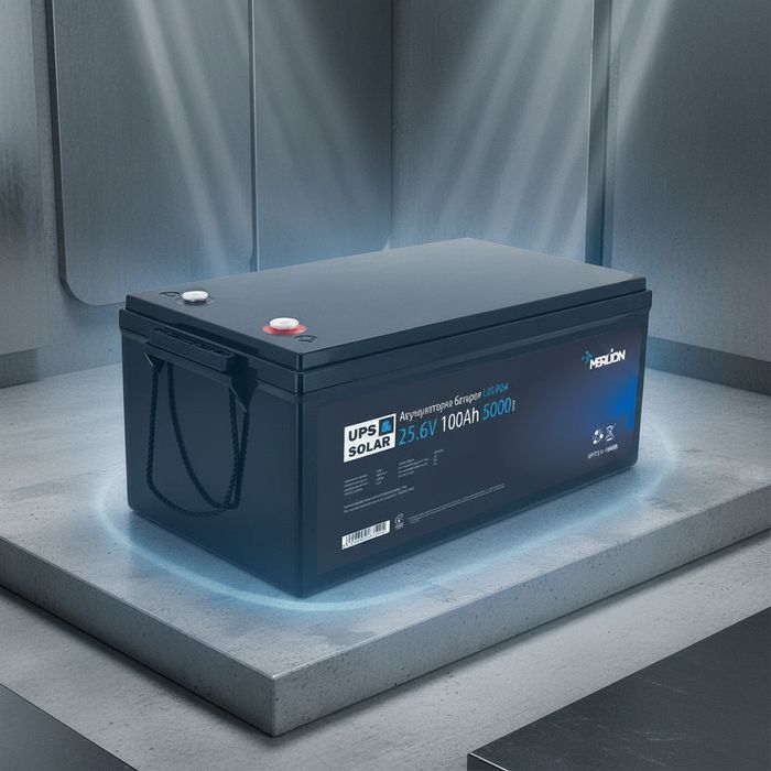 Аккумулятор Merlion 25.6V 200Ah, LiFePO4, до 5000 циклов.