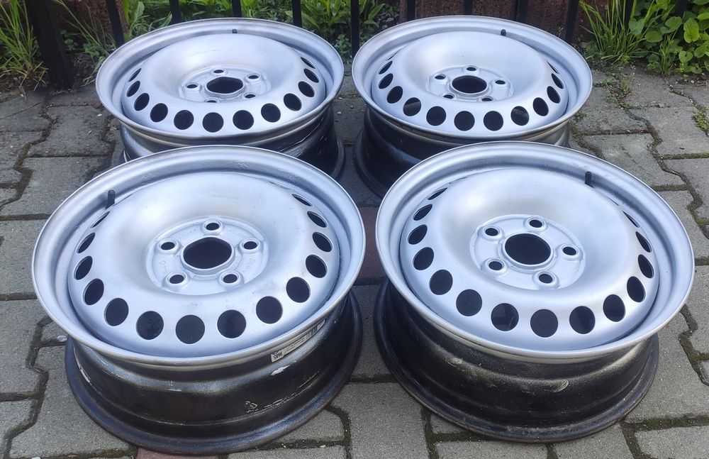 4x 16" FELGI STALOWE 5x112 ET51 6,5J VW T4 wzmacniane BUS VAN transpor