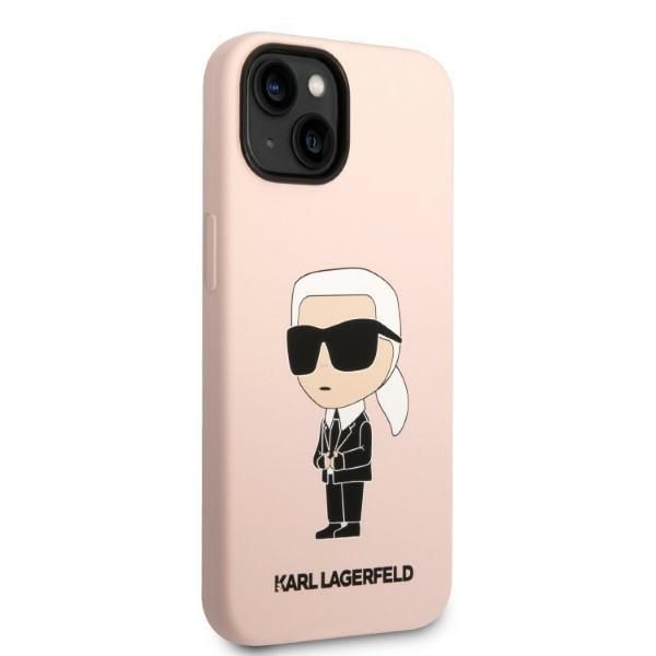 Etui Karl Lagerfeld iPhone 14 Plus 6,7" Różowy Silicon Ikonik