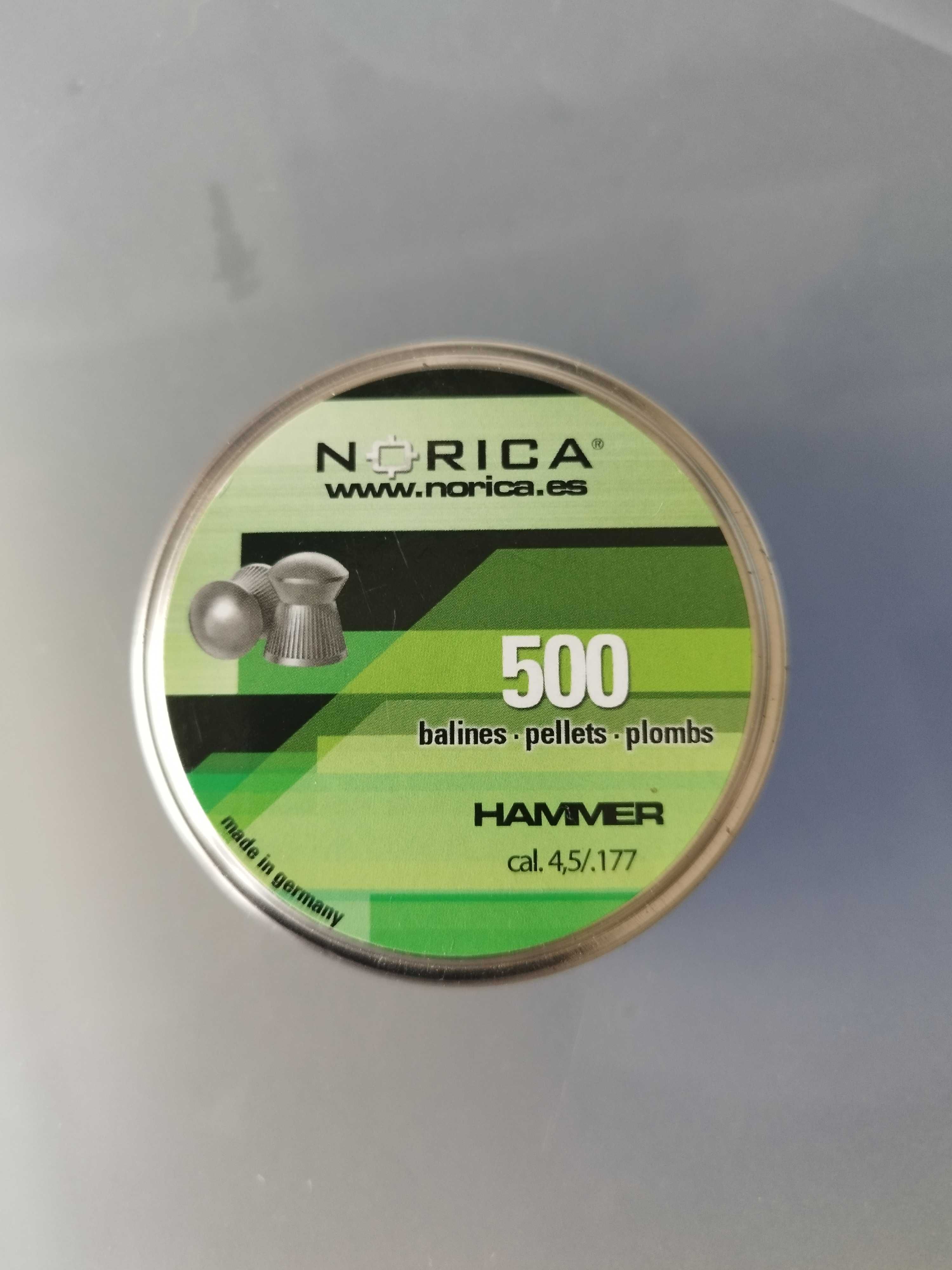 Chumbos para arma de pressão de ar  - calibre 4.5 - 500 peças