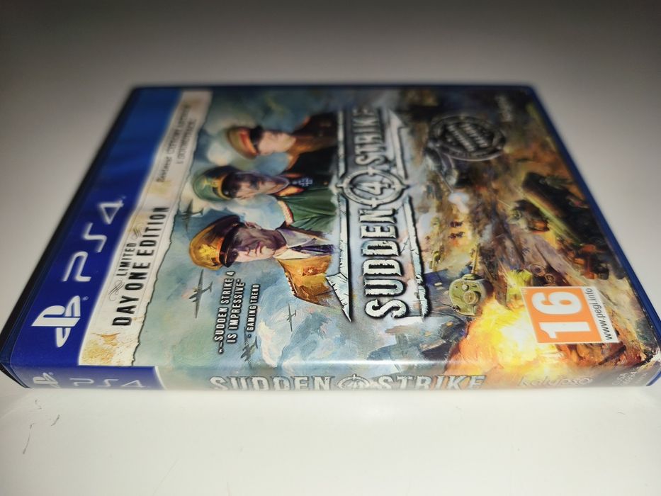 Gra Ps4 Sudden Strike 4 PL gry PlayStation 4 Sniper GTA V Mafia Crash