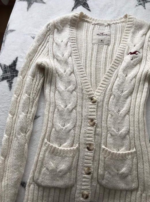 Kardigan sweter hollister m warkocze