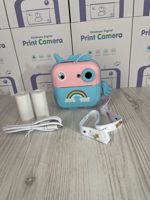 Дитячий цифровий фотоапарат-принтер із функцією  миттєвого друку