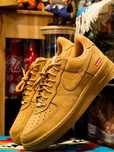 Promocja\Posiadać Dowód*air NikeForce1Supreme BrązowyUnisexTrampki37.5