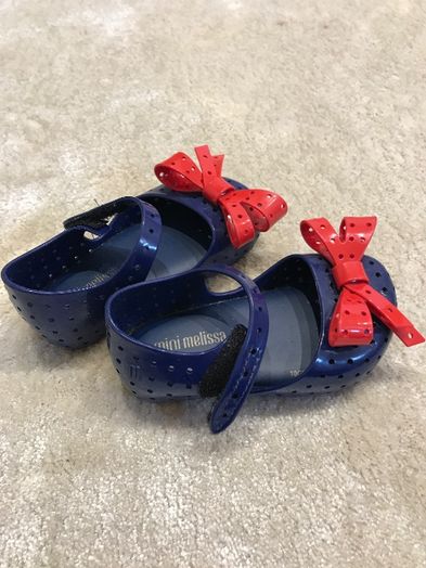 Mini melissa meliski 21 sandałki balerinki dla dziewczynki