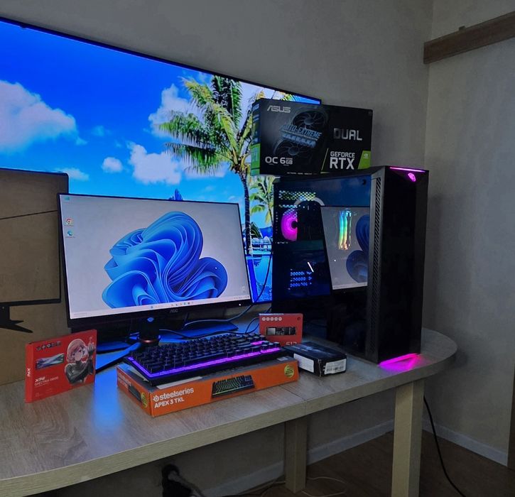 Caly Zestaw,R5,RTX2060,165hz, Nowy SSD m2 512gb