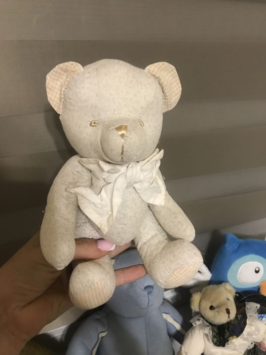 Мягкие игрушки лотами сова, мишки декоративные интерьерные