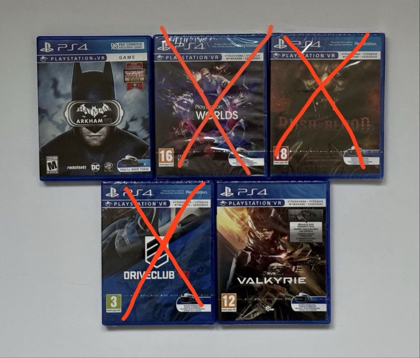 Диски для PlayStation VR