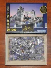 Puzzle Clementoni 1000 Tower Bridge Fluorescencyjne | Nowe | GDAŃSK