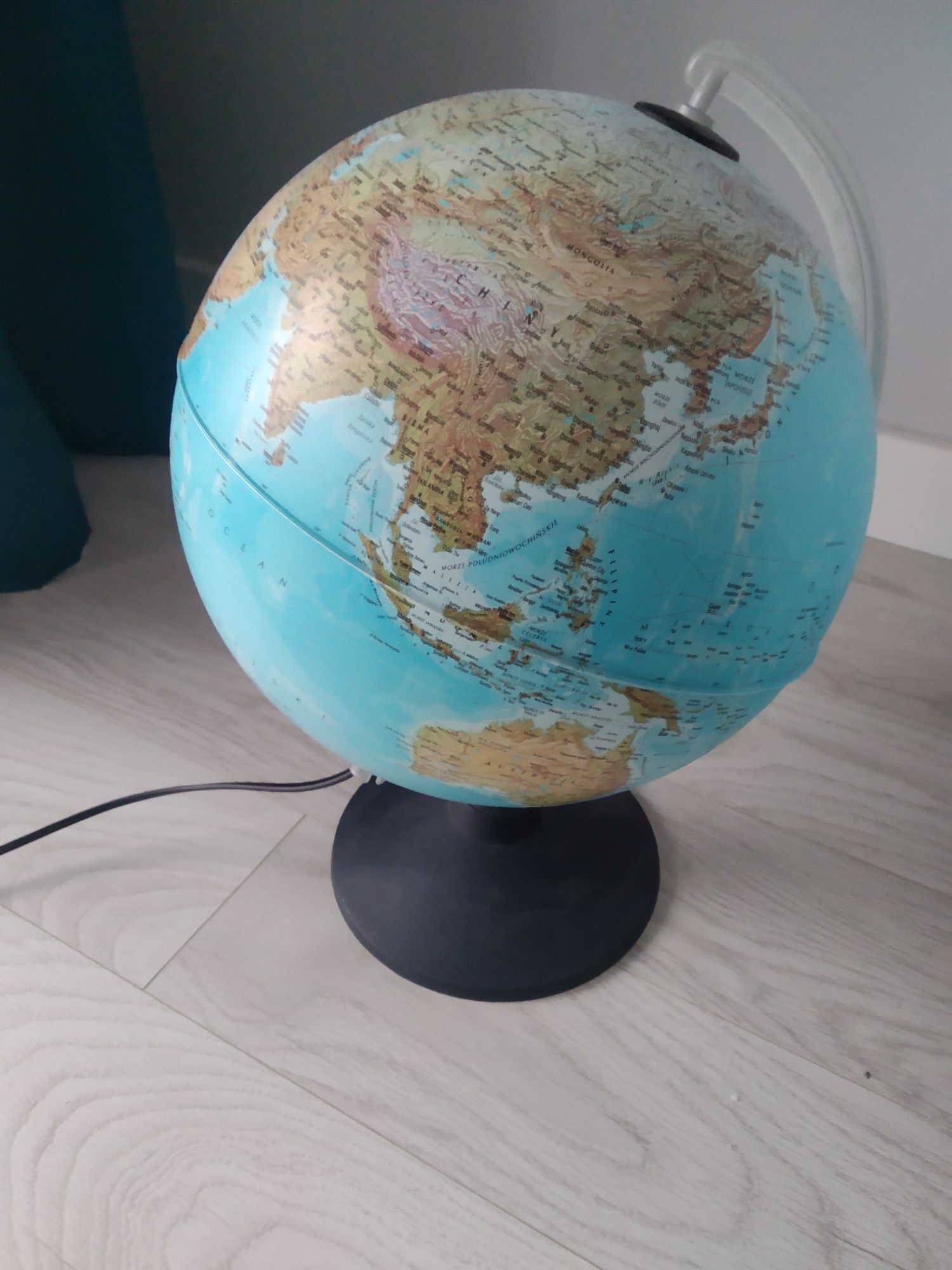 Jak nowa Lampa globus, świecący globus