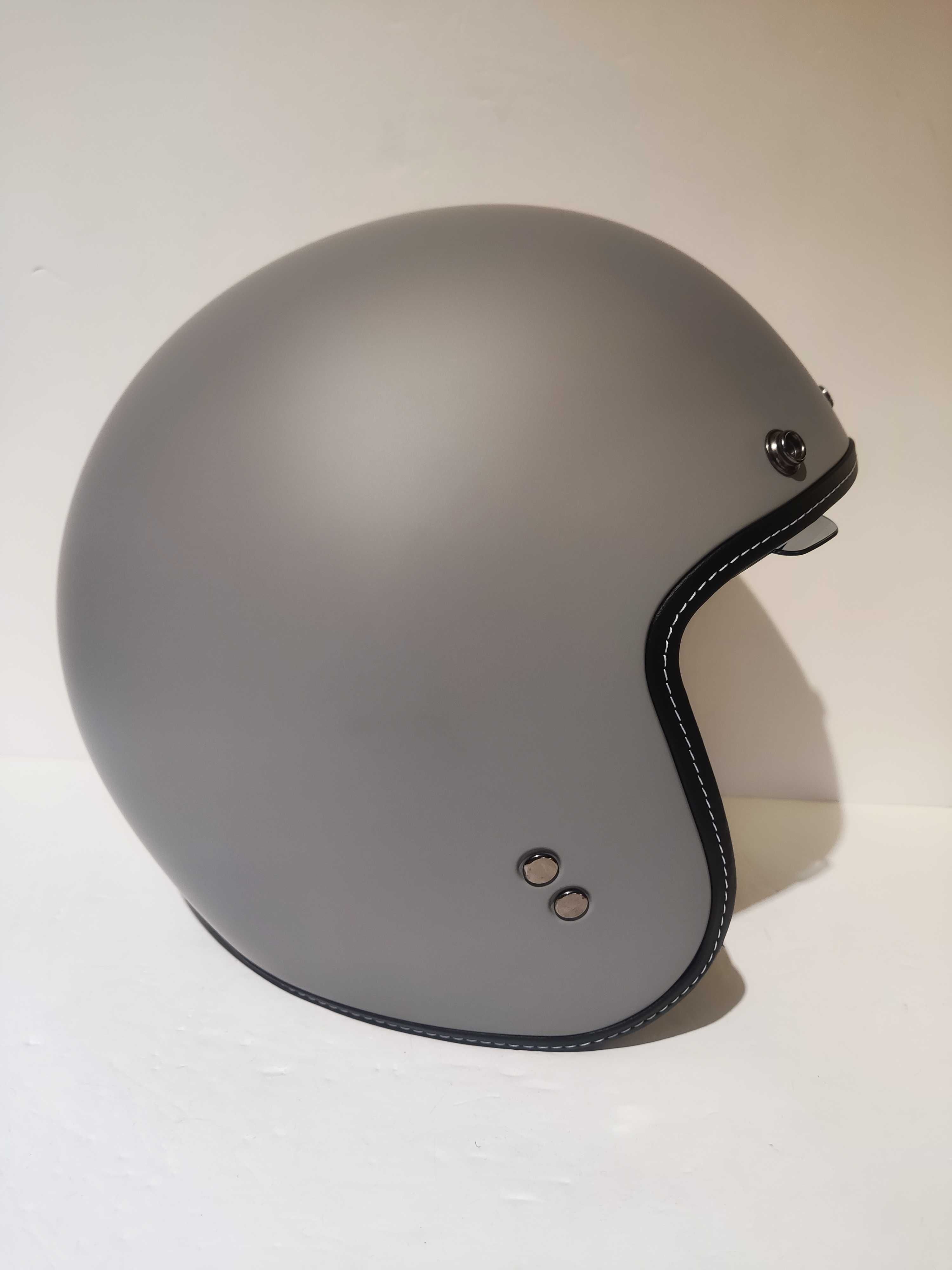 Capacete clássico aberto 3/4 caféracer chopper mota scooter novo