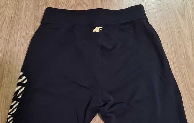 NOWE Legginsy/getry do biegania 4F PRO treningowe (rozmiar M/L) CZARNE