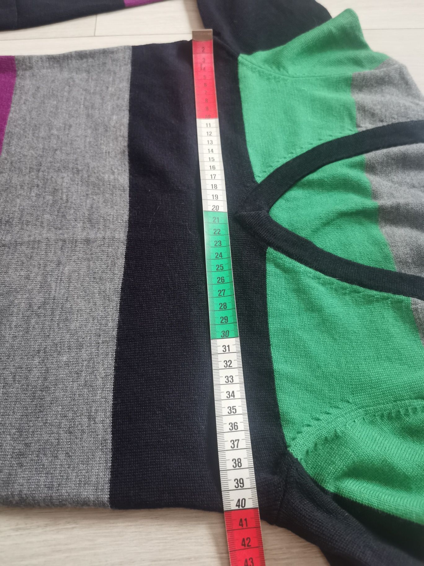 Hobbs wełniana sukienka longsleeve 100% wełna M