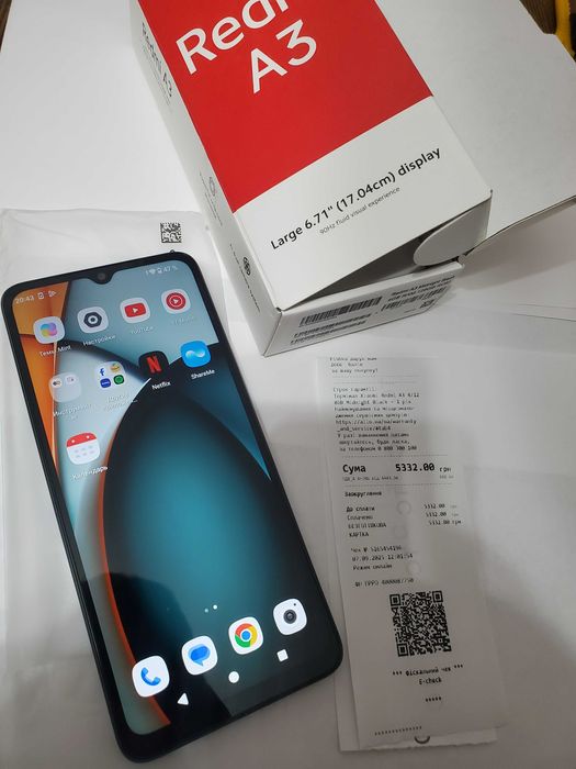 Xiaomi Redmi A3 128GB/4GB чек з алло НОВИЙ