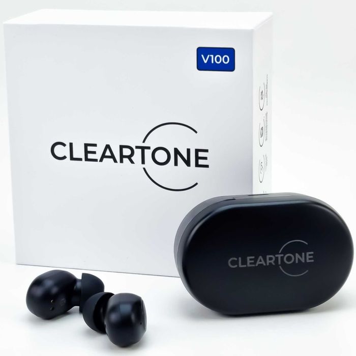 Слуховой аппарат CLEARTONE V100 с двумя TWS наушниками