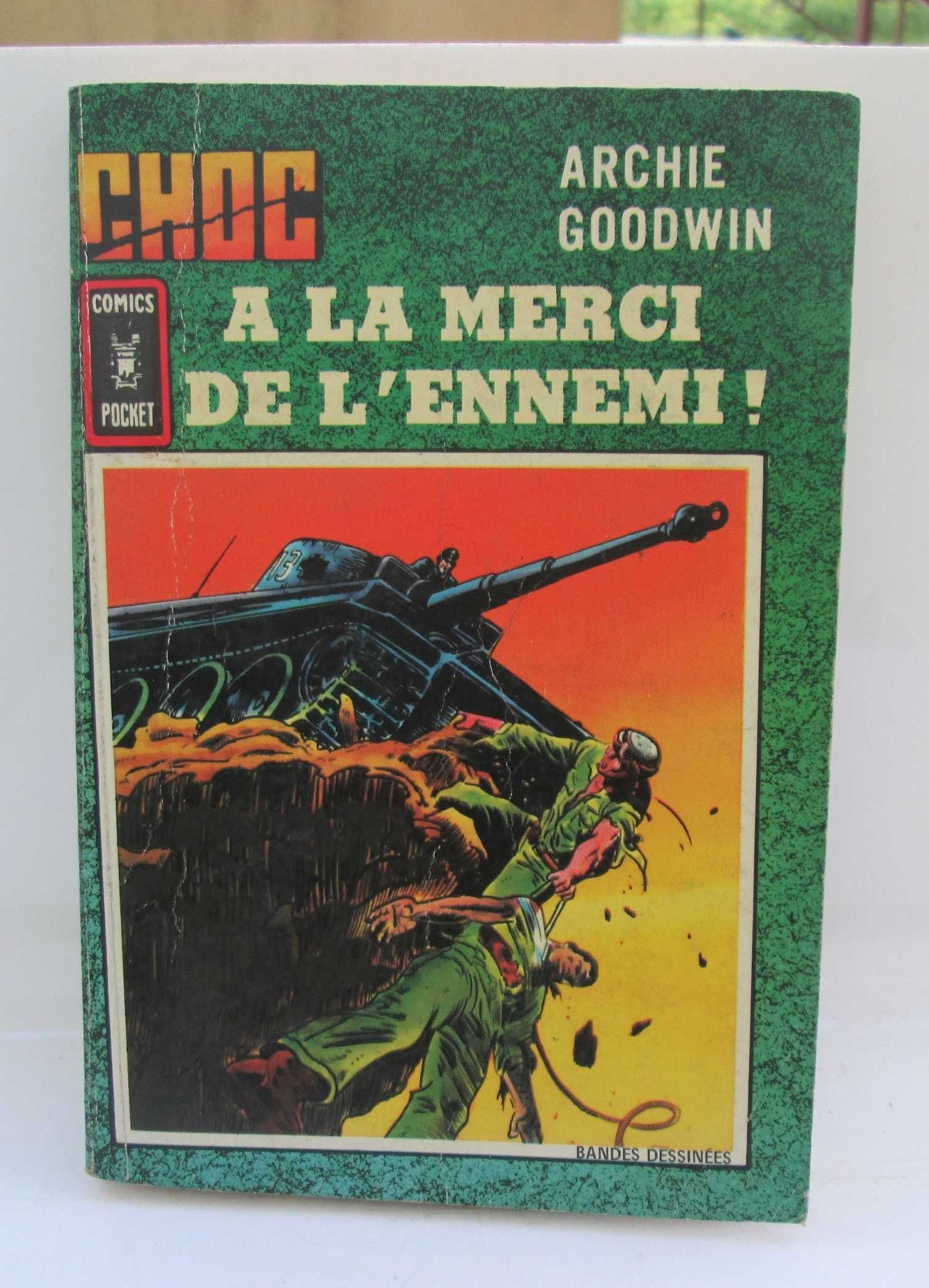 Livro BD Choc A la merci de l’ennemi 1982