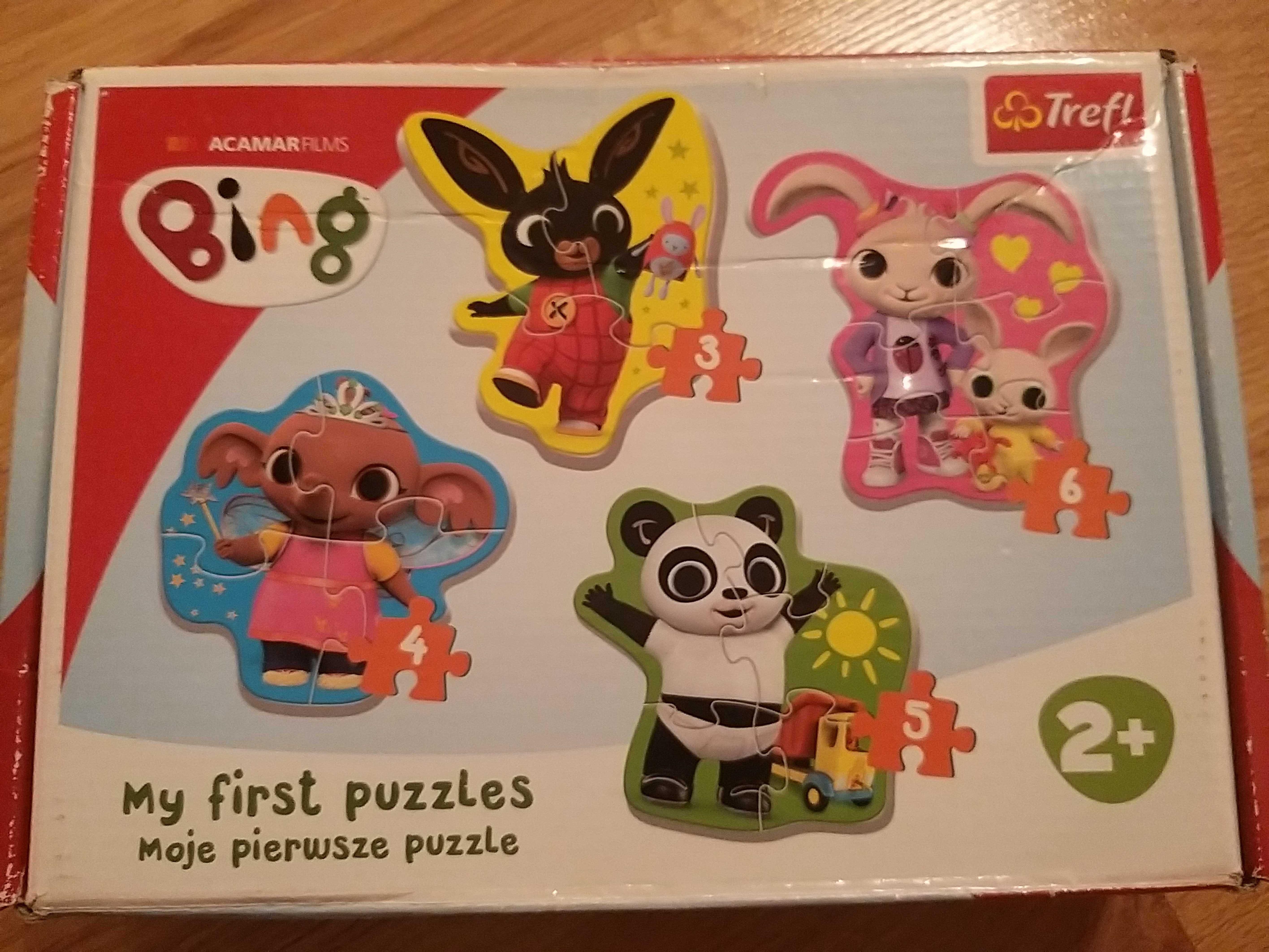 Zestaw puzzle układanki 2+