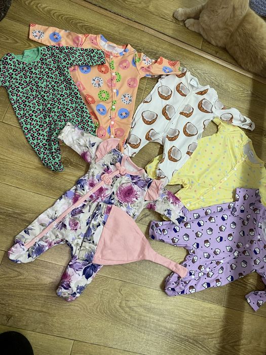 Лот речей 23 шт дівчинка 0-3місяця для новонароджених у пологовий