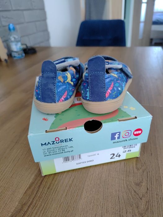 Buty di przedszkola, Kapcie, Mazurek, 24