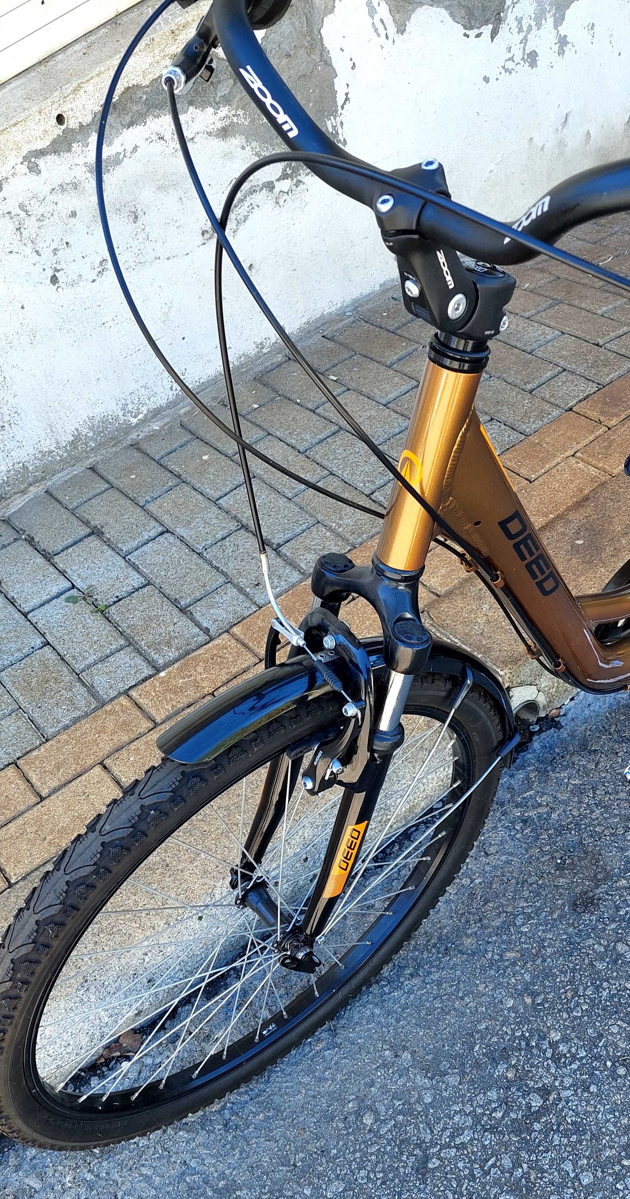 Bicicleta deep roda 26 com suspensão/ 6 velocidades