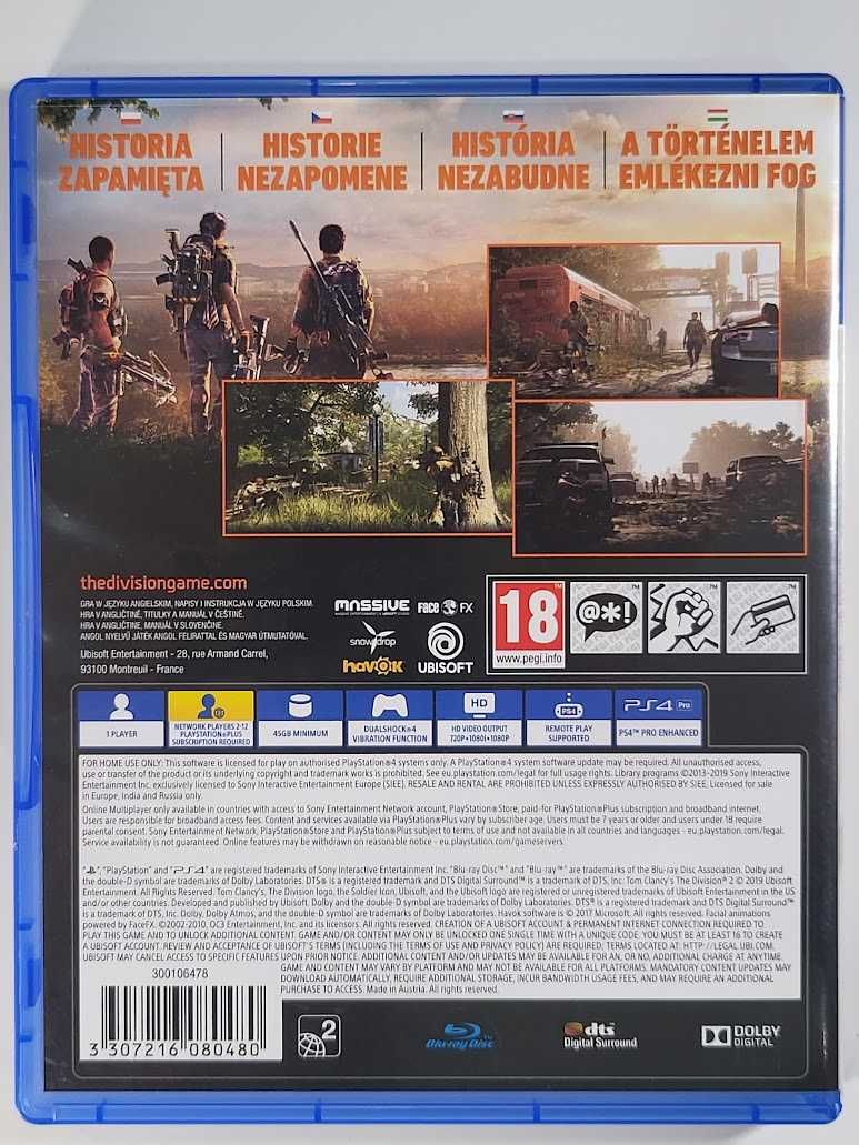 Tom Clancy's The Division 2 / Gra PS4 / Sklep z grami / Metro Służew