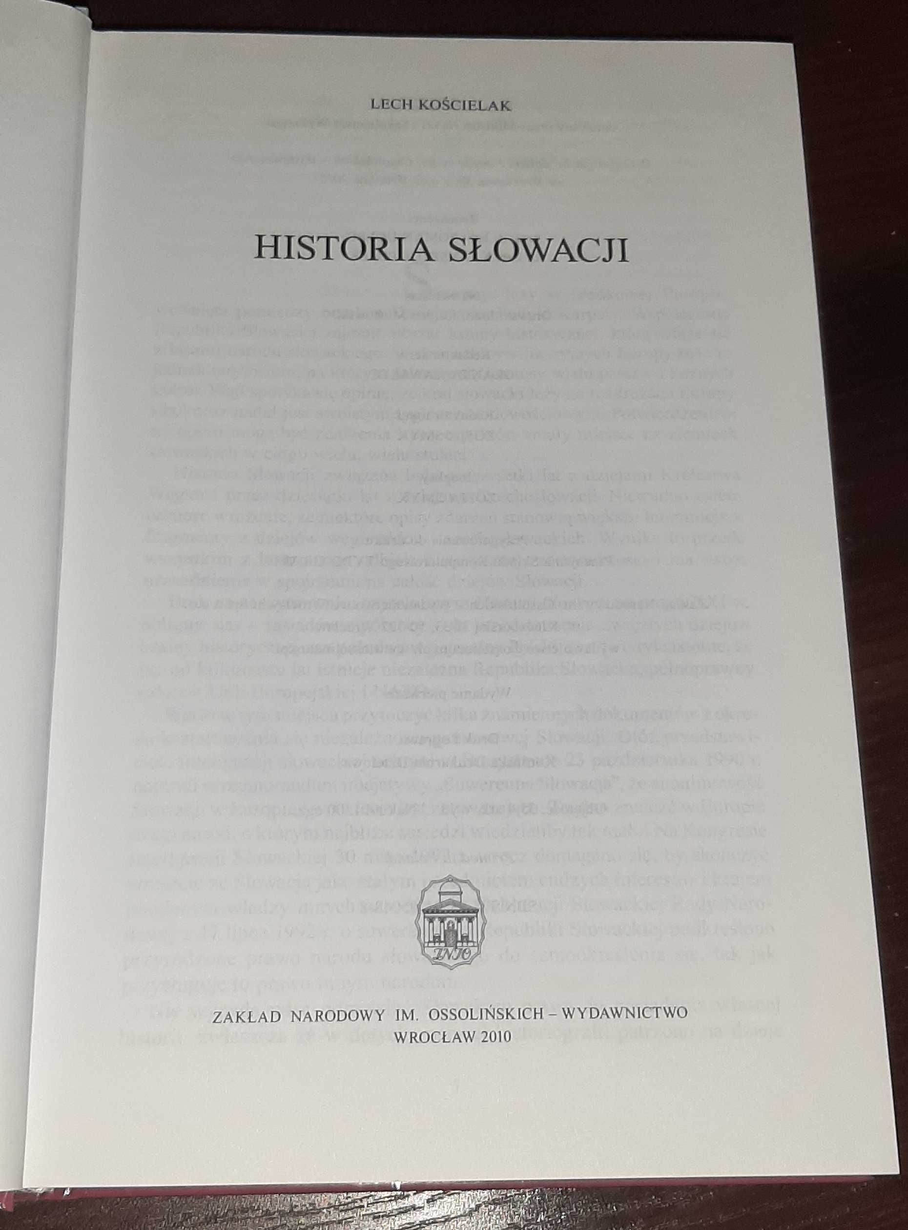Historia Słowacji Lech Kościelak