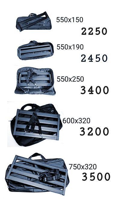 Педалборд. (чохол,velcro,патч,кабель,блок - за потреби)