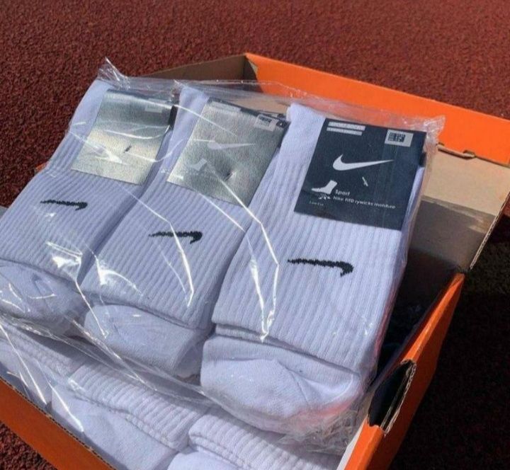 Шкарпетки спорт Найк Спортивные носки Найк Упаковка 220 грн 12 пар