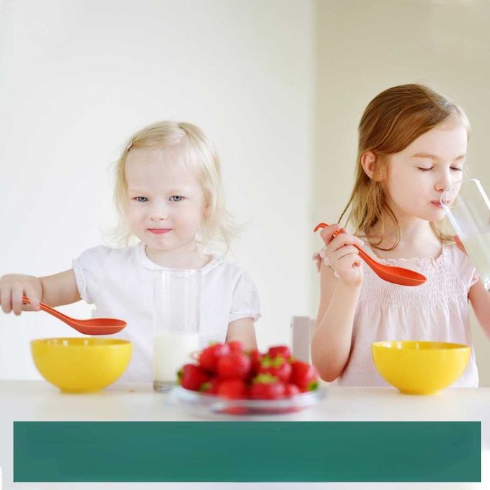 24x Łyżki do Zupy Kyraton Azjatyckie Plastik PP Reusable Zmywarka