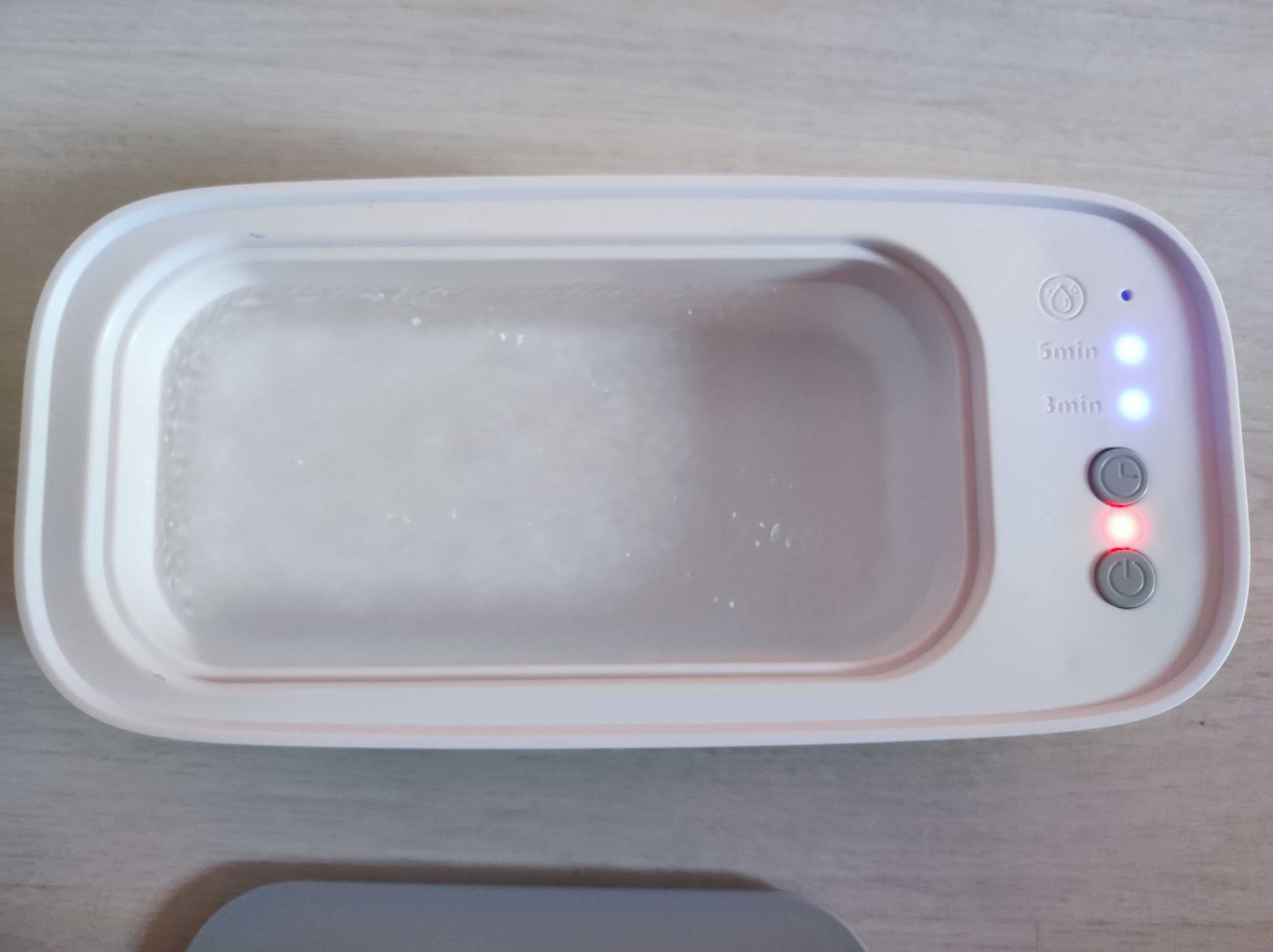 Ультразвуковая мойка ванна с таймером аккумуляторная очиститель очков