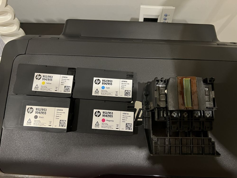 Cabeça impressao e tinteiros HP 952/953/954/955