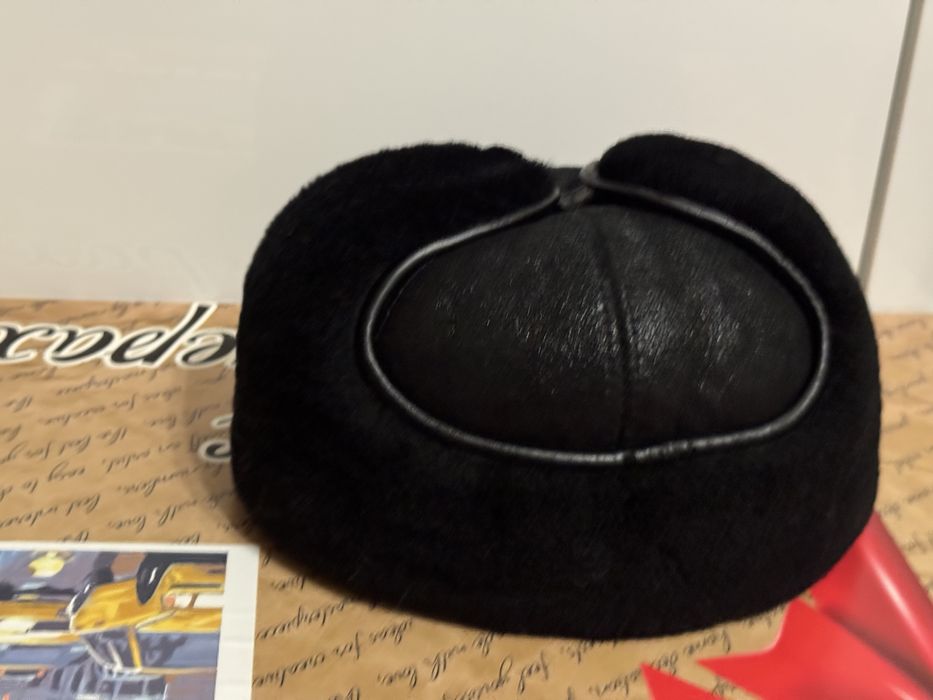 Мужская зимняя шапка цигейка