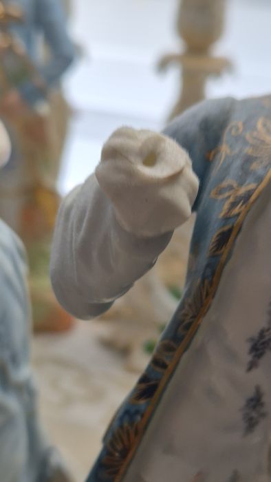 2x figurka porcelana tancerka i panicz