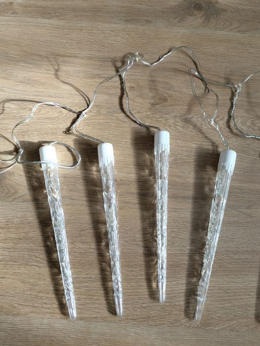 Kurtyna świetlna sople LED