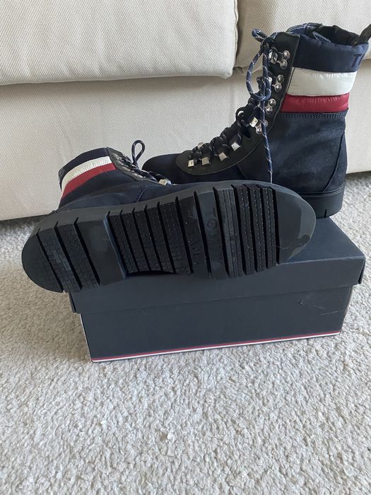 Tommy Hilfiger Padded Nylon Lace Up Boot damskie buty skóra 40/25,5 cm