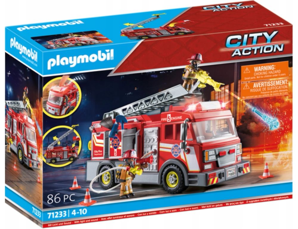 Конструктор Плеймобіл Пожежна машина Playmobil 71233 Fire Truck