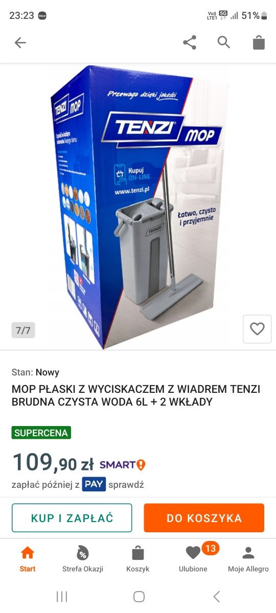 Zestaw sprzątający TENZI