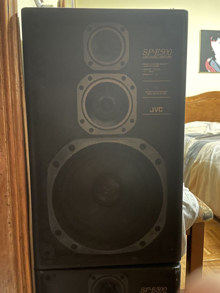 Colunas de som hi-fi JVC SP-E500