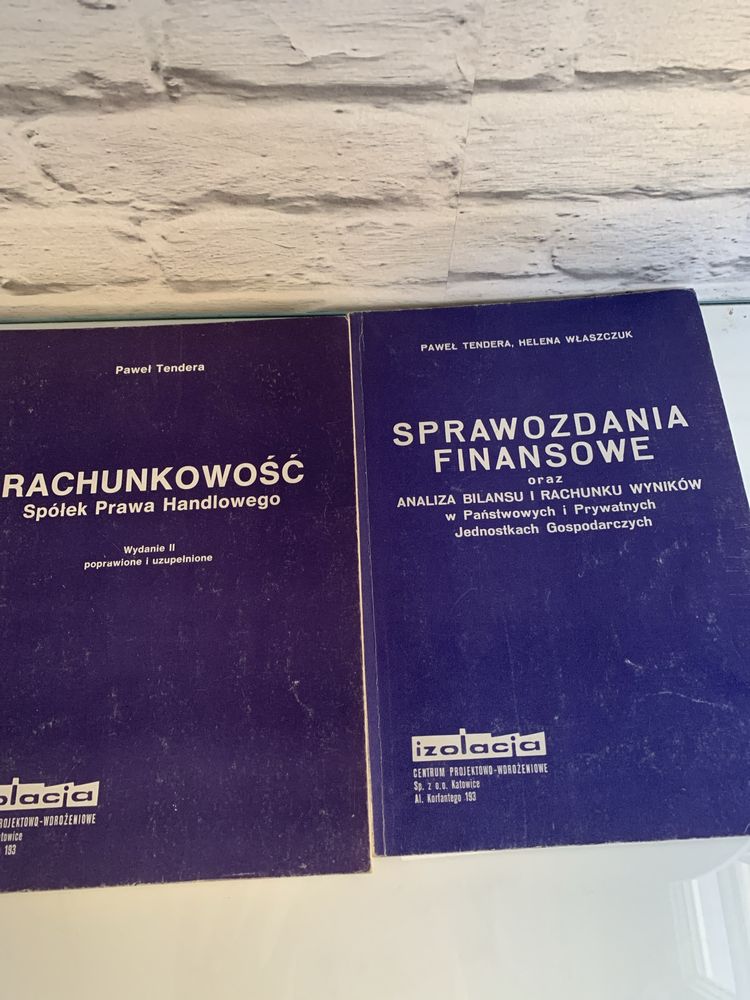 Zestaw książek Rachunkowość i Sprawozdanie Finansowe