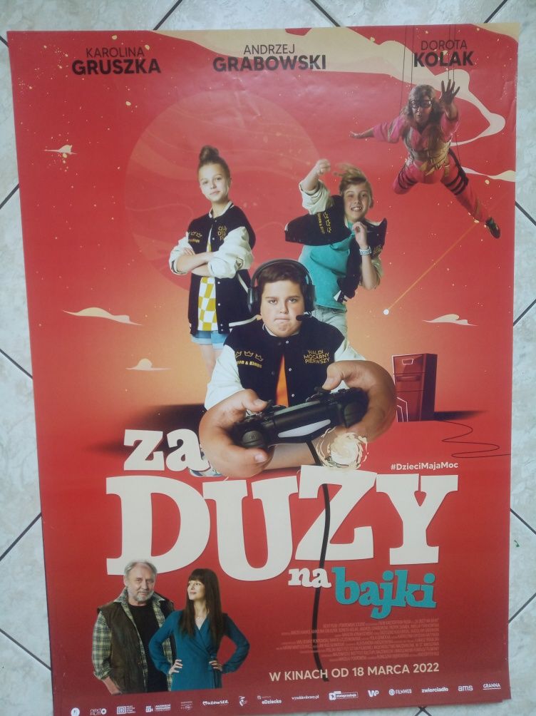 Plakat z filmu Za duży na bajki