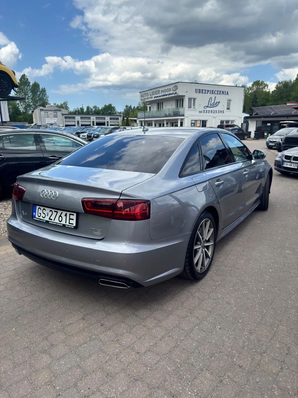 Audi A6 Audi A6 Sline Salon Polski PoLift Matrix 1-Właściciel Shadow Lin