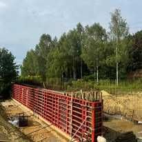 szalunki ścienne, stropowe, fundamentowe , montaż szalunków , betony