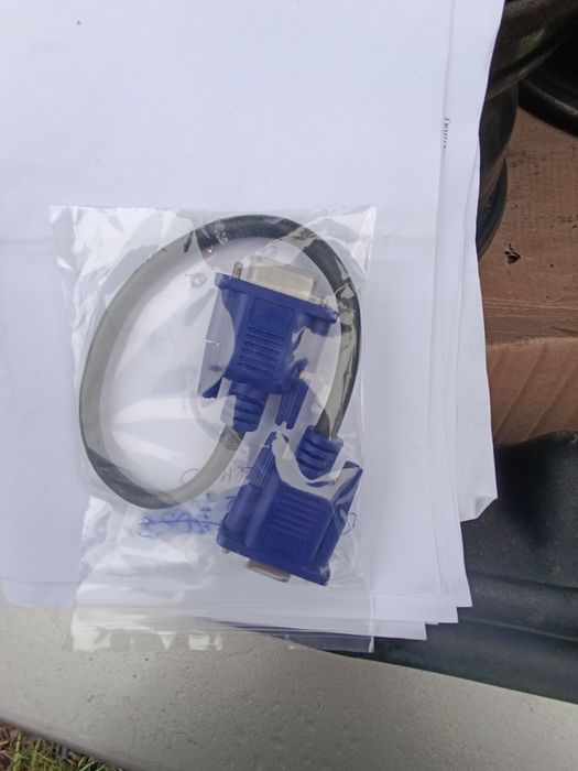 Кабель VGA папа- мама.новый 30см