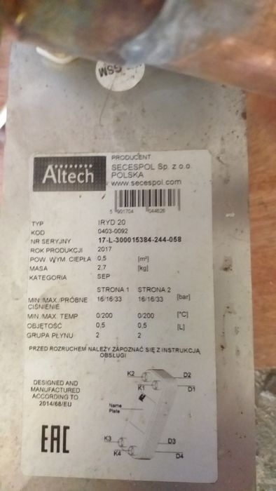 Czesci  Do pieca Defro