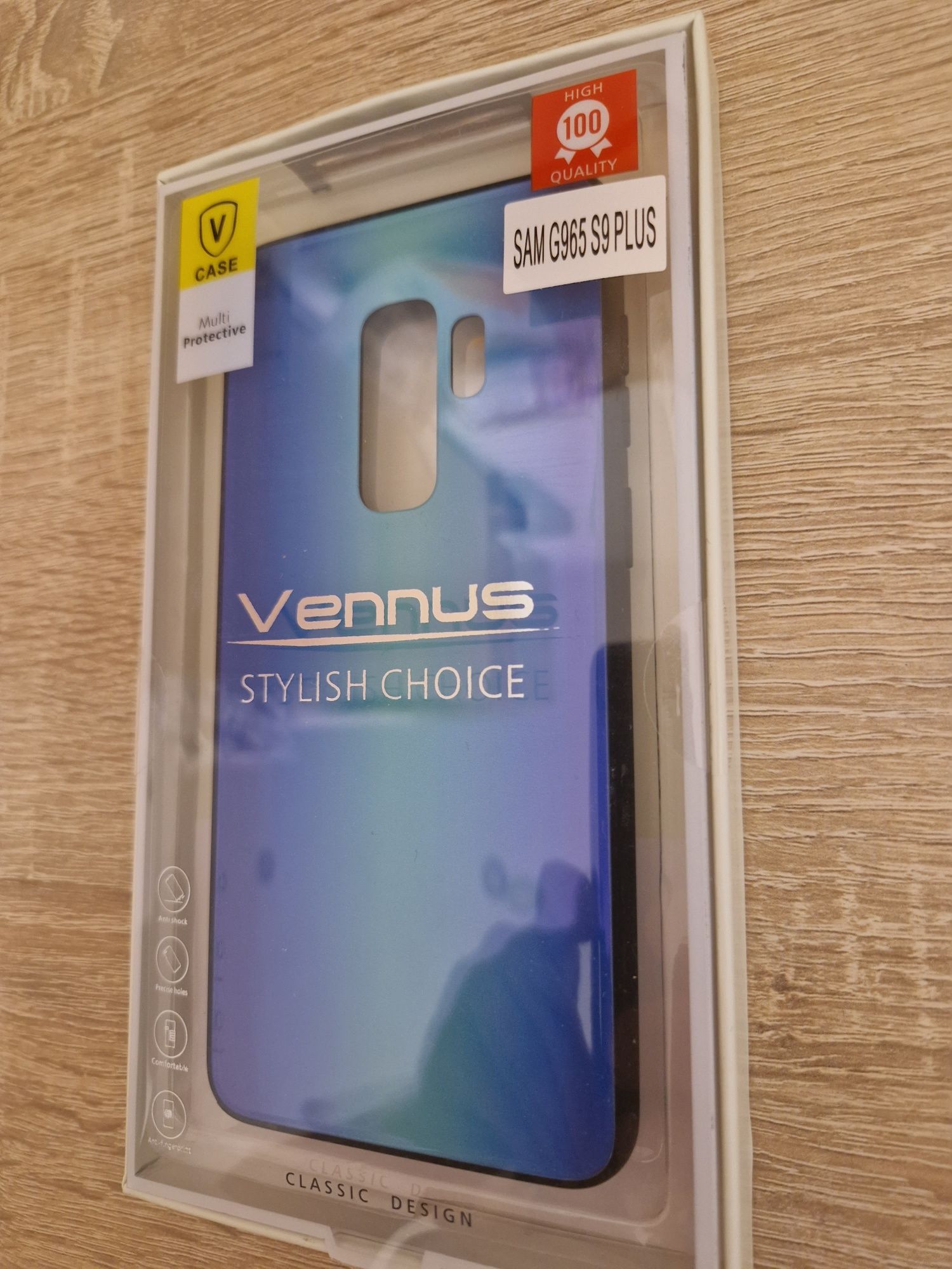 Etui Vennus Glass Case Reflect do Samsung Galaxy S9 Plus Zielony